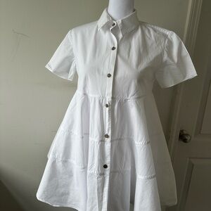 Co women’s blouse cotton 100 A-line button
